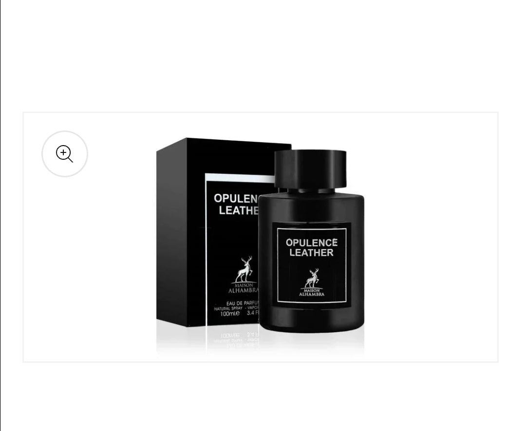 Maison Alhambra Opulence Leather (formerly Amber and Leather) 100ml EDP for Men