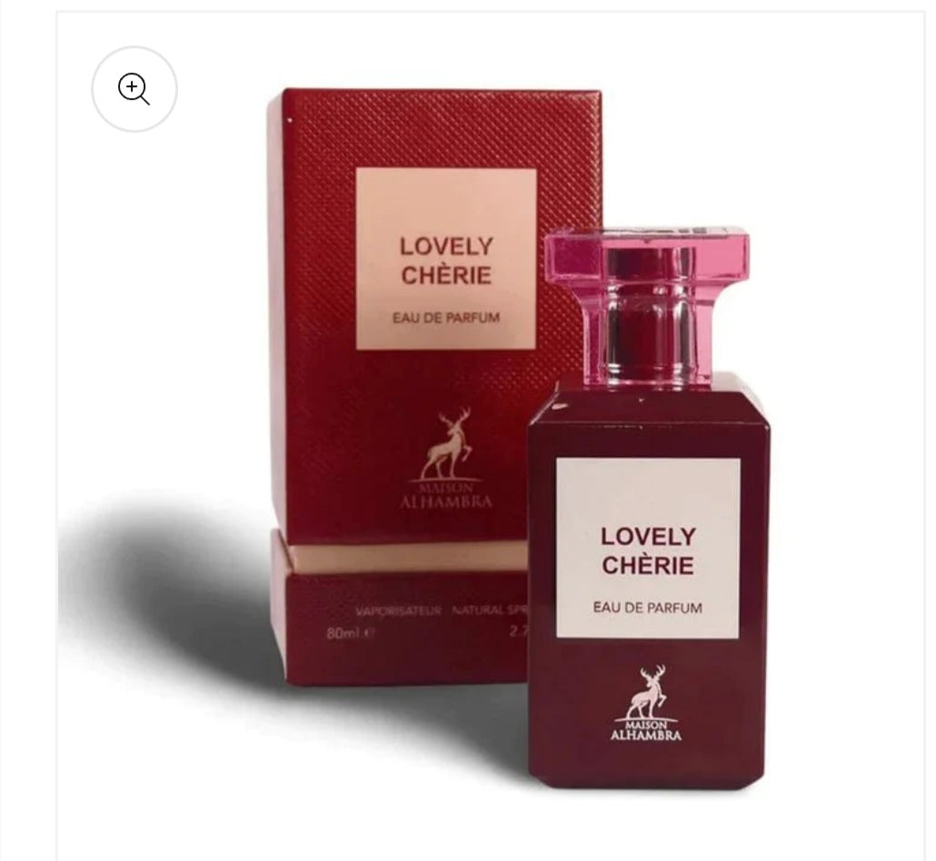 Maison Alhambra Lovely Cheerie  Eau De Parfum 80ml For Unisex(Inspired by Tom Ford Lost Cherry)