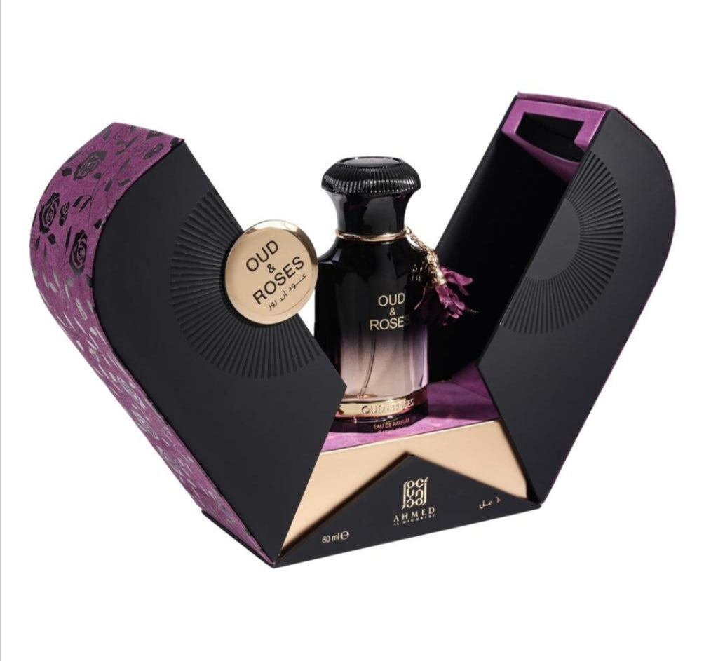 AHMED AL MAGHRIBI OUD & ROSES EDP 60ml FOR UNISEX