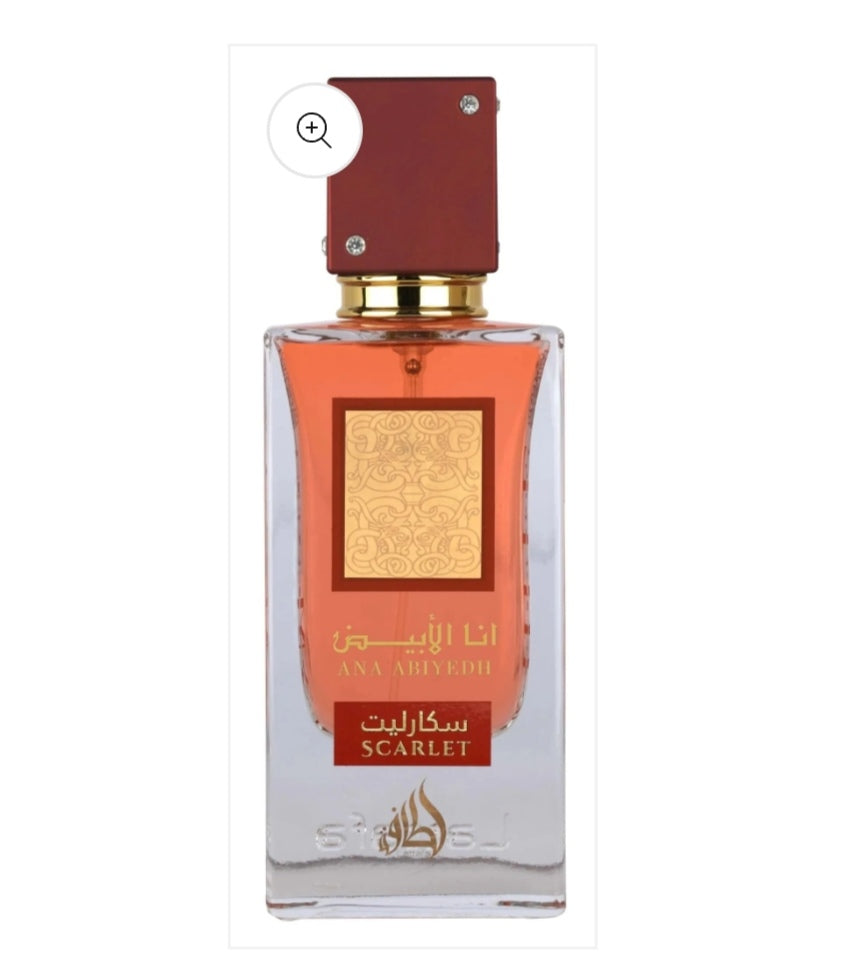 LATTAFA ANA ABIYEDH SCARLET EAU DE PARFUM 60 ML FOR MAN & WOMAN