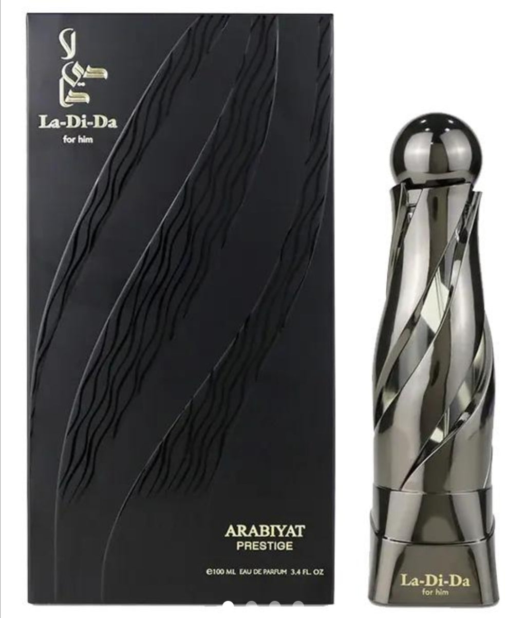 Arabiyat Prestige La Di Da for Him Perfume | Eau De perfume | Long Lasting Fragrance-Perfume | For Men | 100 ml
