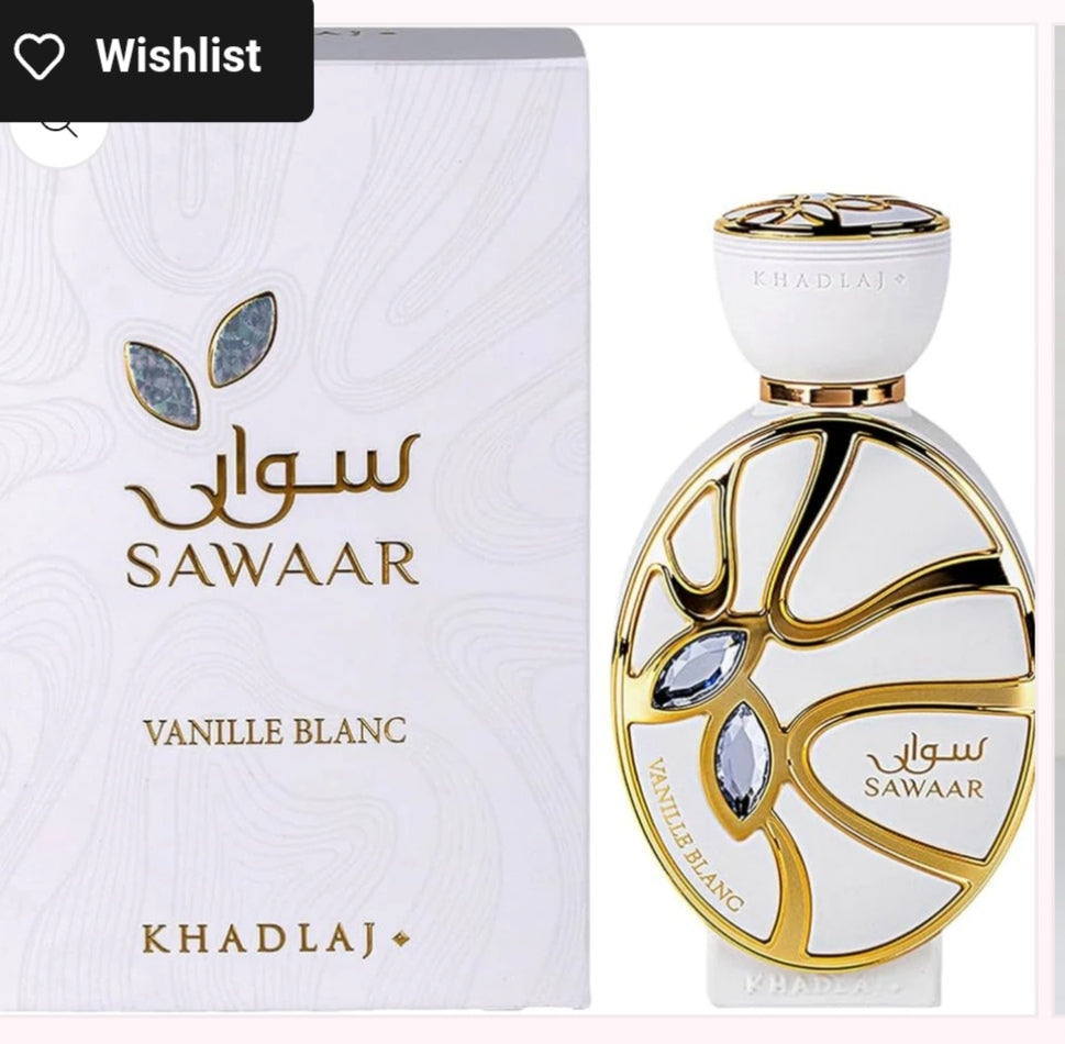 Khadlaj Sawaar Vanille Blanc Eau De Parfum