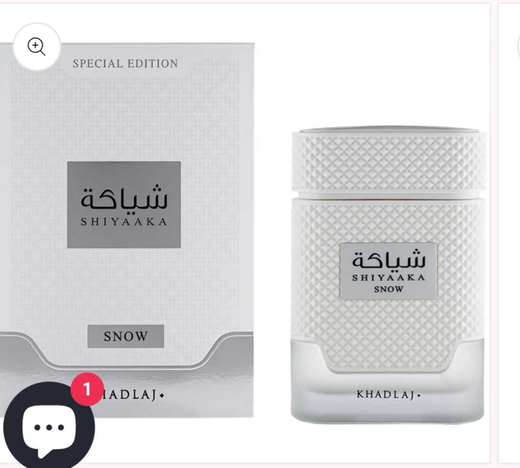Khadlaj Shiyaaka Snow Eau De Parfum 100ml