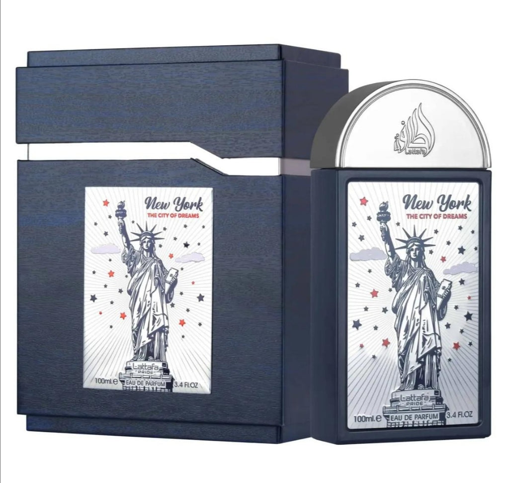 Lattafa  New York City of Dreams Eau De Parfum 100ml For Men & Women