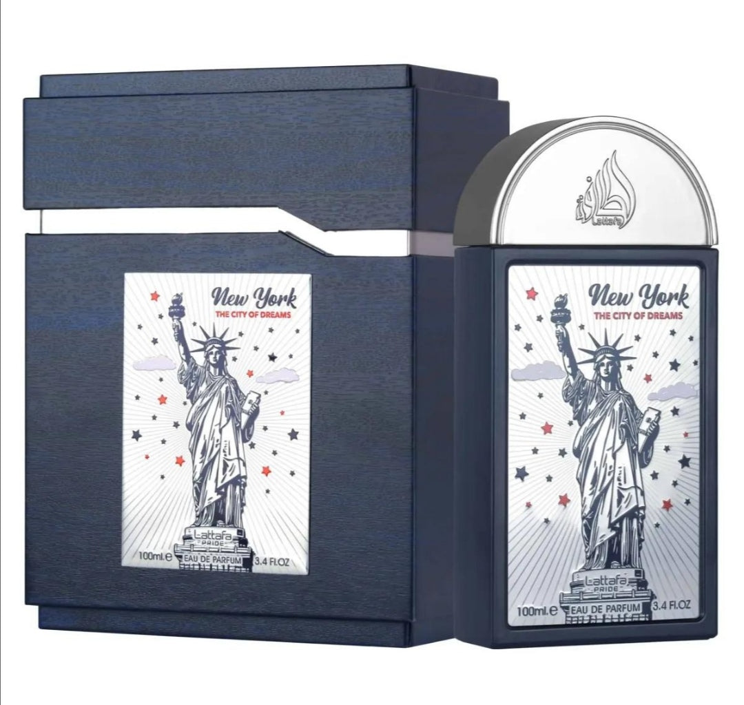 Lattafa  New York City of Dreams Eau De Parfum 100ml For Men & Women