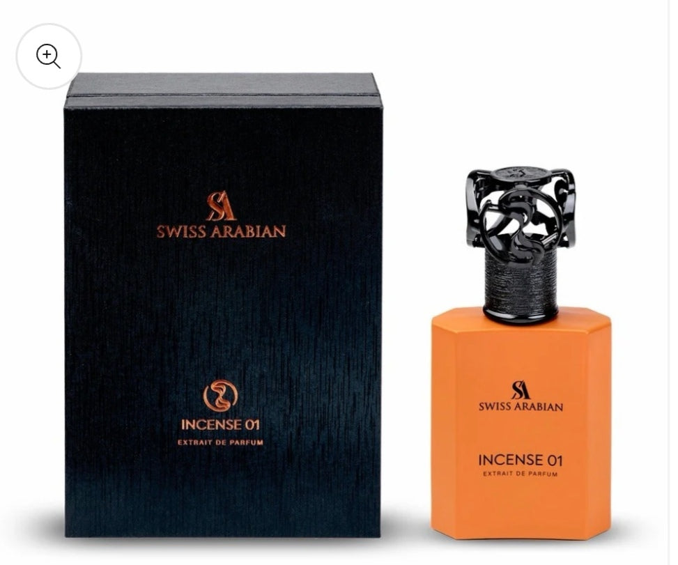 Swiss Arabian Incense 01 Extrait De Parfum 50ml For Men & Women